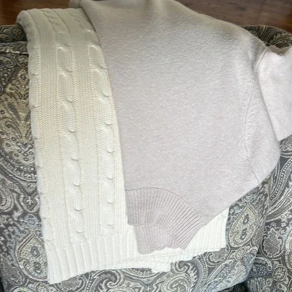 LOFT Sweater Short Sleeve in Palest Pink SZ M - Picture 7 of 7